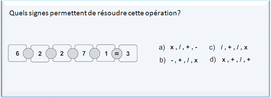 QCM-CONCOURS-GRATUITS: 13 Test de logique mathématique / Tests
